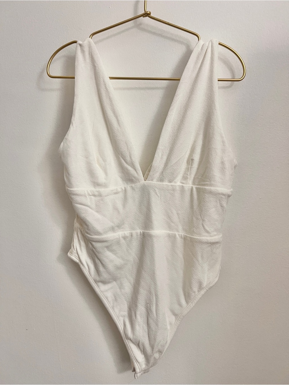 Naked Wardrobe V-neck Bodysuit